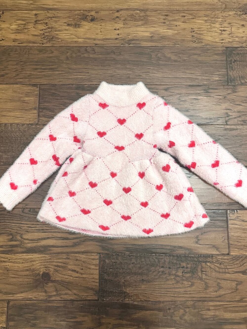 Lola + the Boys 2-3Y Sweetheart Sweater Dress